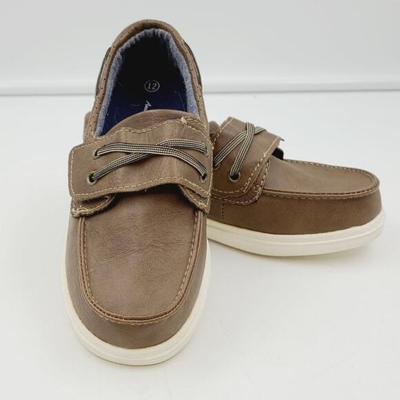 Boy's American Eagle Brown Boat Shoe, YOUTH Size 12, EUC - Picture 1 of 9